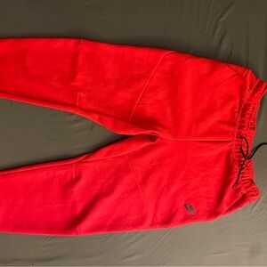 Nike Red Slim Fit Tapered Pants